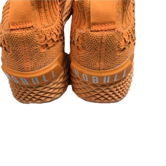 NOBULL Allday Knit Neon Orange Running Sneakers Workout Gym Mens 7.5 US Womens 9 - Picture 4 of 12